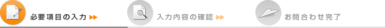 必要項目の入力